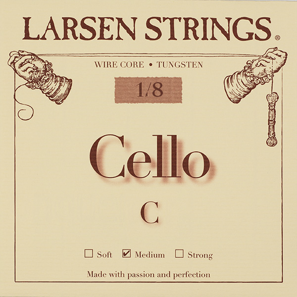 Cellosnaar Larsen 1/8 C-IV Medium