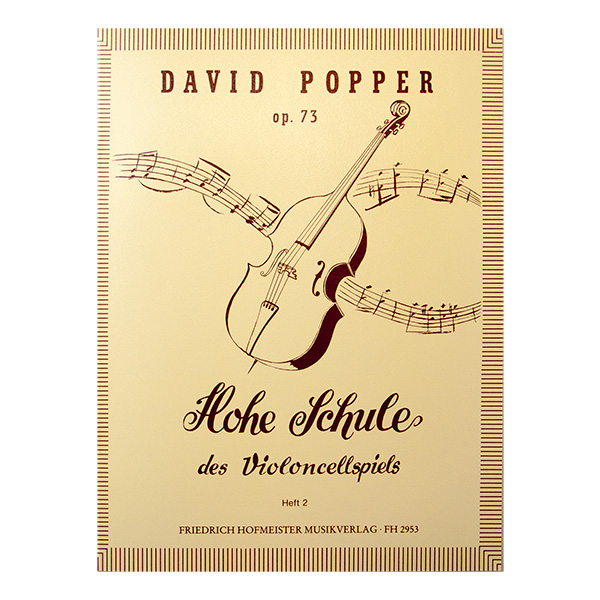 David Popper op.73 Hohe Schule des Violoncellspiels Heft 2