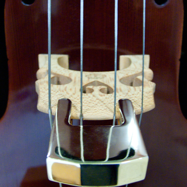 Cello sourdine metaal goudkleurig