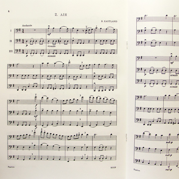 L. Burrowes Four Trios for Cello