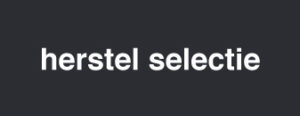Herstel selectie