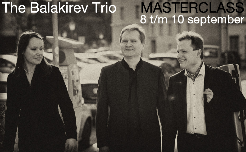 The Balakirev Trio masterclass met Mirjam Daalmans cello
