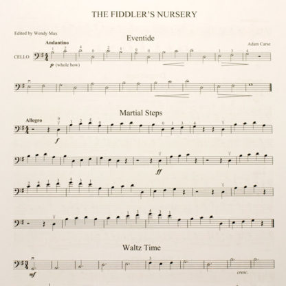 The Fiddler's Nursery for Cello and Piano Adam Carse