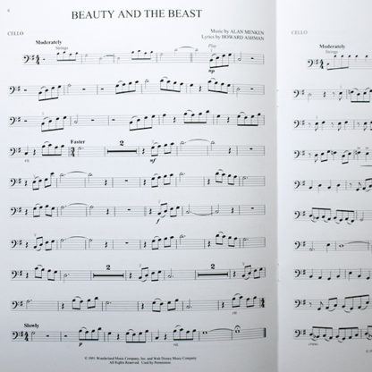 Disney Beauty and the Beast for cello
