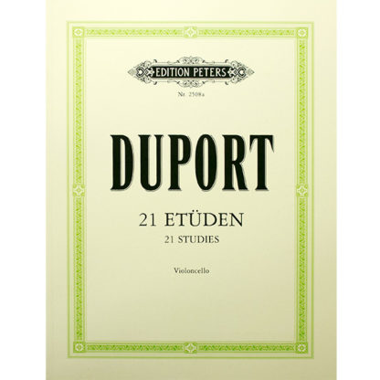 Duport 21 etüden violoncello