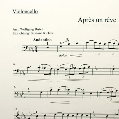 Fauré Apres un Rêve opus 7/1 cello en piano