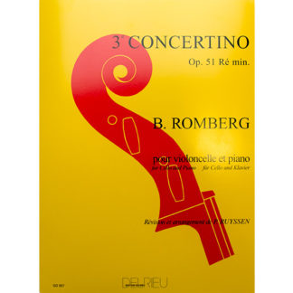 B. Romberg 3e Concertino Op. 51 Ré min