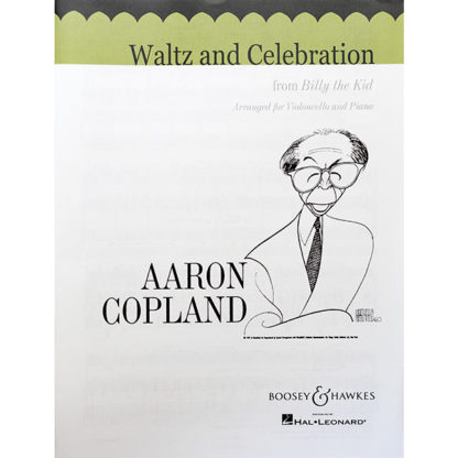 Aaron Copland Walz and Celebration from Billy the Kid (cello en piano)