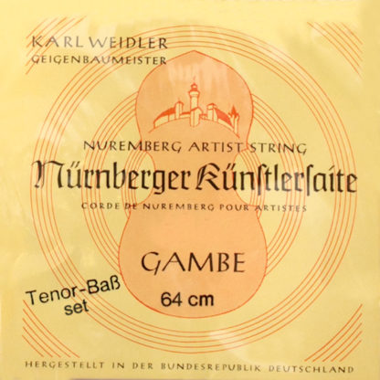 Nürnberger Künstlersaite Tenor Gamba snaren set
