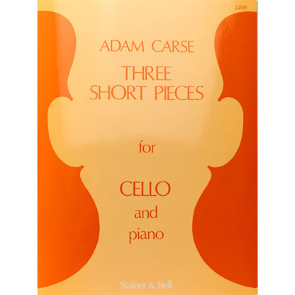 Adam Cares Three Short Pieces for cello and piano