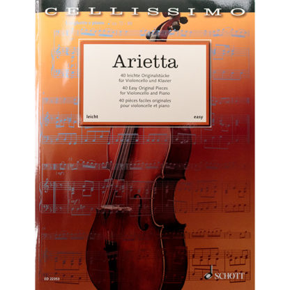 Arietta 40 makkelijke stukken voor cello en piano