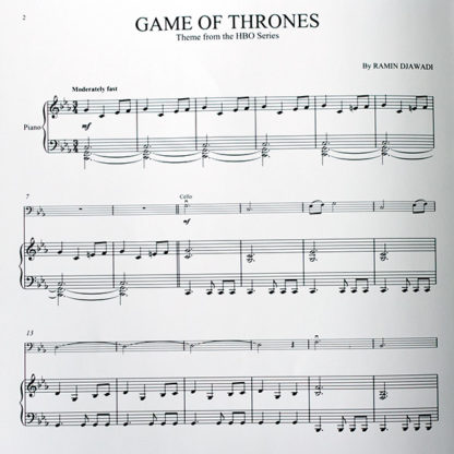 Game of Thrones Theme cello and piano