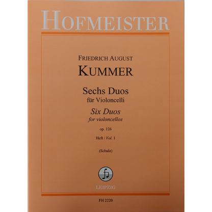 Kummer Six Duos Op. 126 Cello volume 1