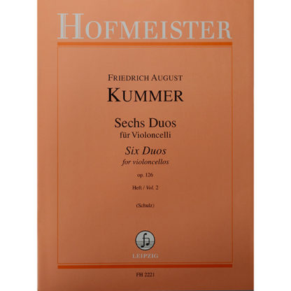Kummer Six Duos Op. 126 Cello volume 2