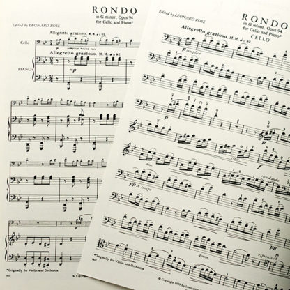 Dvorák Rondo Gminor Op.94 cello and piano