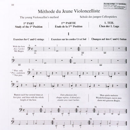 L.R. Feulliard Méthode du jeune violoncelliste Edition 2015