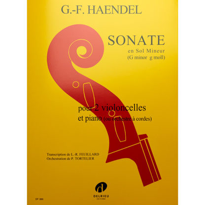 G.F. Handel Sonate in g minor for two cellos and piano