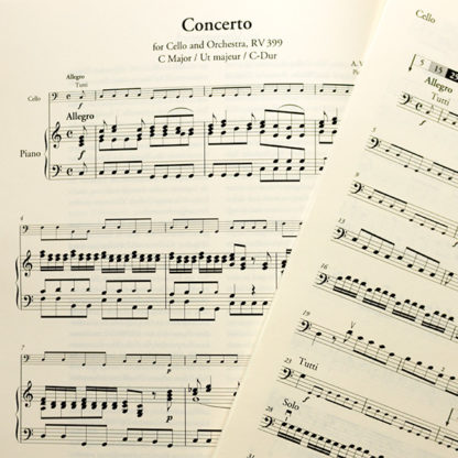 A. Vivaldi Concerto for Cello and Orchestra RV 399 C major