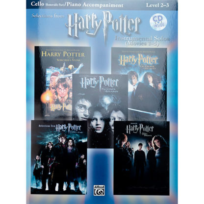 Selections from Harry Potter Instrumental solos (movies 1-5) Cello en Piano begeleiding met CD