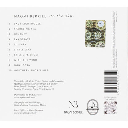 Naomi Berrill To the Sky album cd