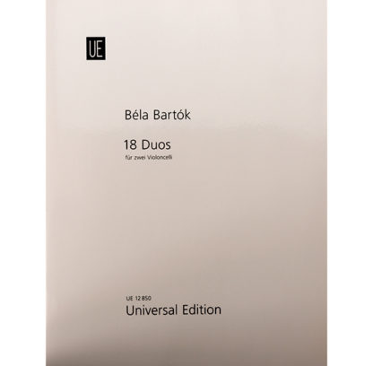 Béla Bartók 18 Duos für zwei Violoncelli