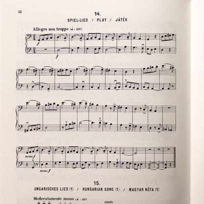 Béla Bartók 18 Duos für zwei Violoncelli