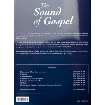 The Sound of Gospel for BC instruments (cello)