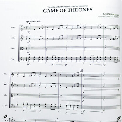 Game of Thrones for string quartet strijkkwartet cello