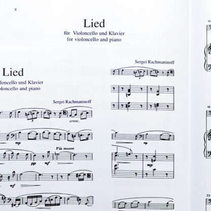 S. Rachmaninoff Lied voor cello en piano