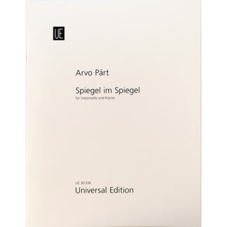 Arvo Pärt Spiegel im Spiegel Cello en Piano bladmuziek