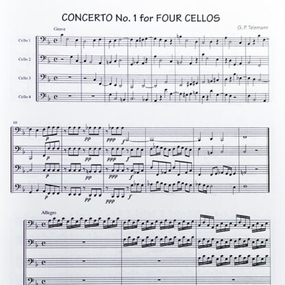 Telemann Concerto No. 1 in F 4 celli