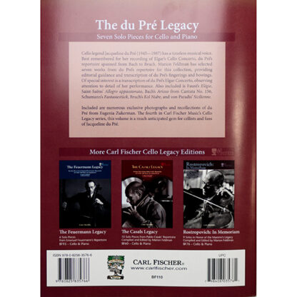 The du Pré Legacy Seven Solo Pieces for Cello and Piano