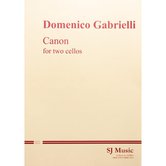 Domenico Gabrielli Canon for two cellos