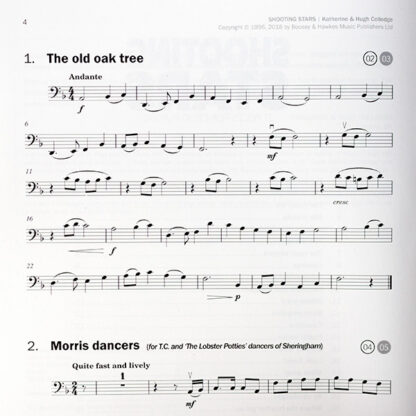 Shooting Stars 21 pieces for cello players with piano accompaniment mp3