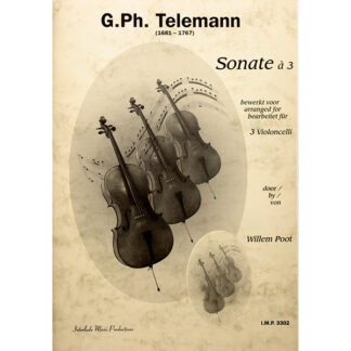 Telemann Sonate à 3 Violoncelli Willem Poot