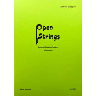 Open strings 18 celloduette Gabriel Koeppen