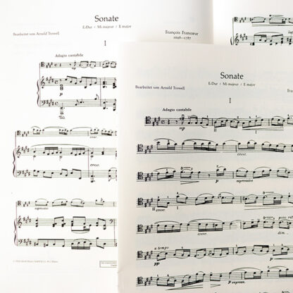 Francoeur Sonate E majeur voor cello en piano