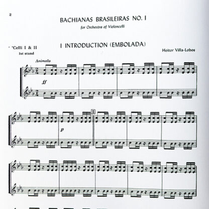 Villa-Lobos Bachianas Brasileiras No. 1 voor cello orkest