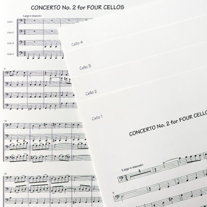 G.P. Telemann Concerto No. 2 voor cello kwartet