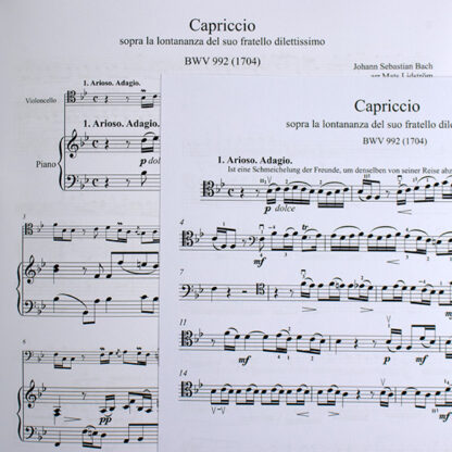 Capriccio for cello and piano (Bach) BWV992 Mats Lidström - If Bach was a cellist, VOL. 10