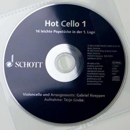 Hot Cello 1 - 16 easy pop pieces in 1st position Gabriel Koeppen