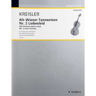 Kreisler Alt-Wiener Tanzweisen Nr. 2 Liebeslied Old Viennese dance tunes Love's Sorrow cello en piano