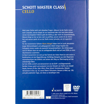 Maria Kliegel - Mit Technik und Fantasie zum künstlerischen Ausdruck - Schott Master Class Cello