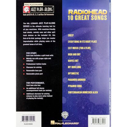 Radiohead 10 great songs Cello play along CD