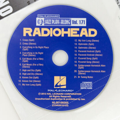 Radiohead 10 great songs Cello play along CD