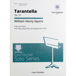 Tarantella Op. 23 William Henry Squire cello en piano mp3 Carl Fischer