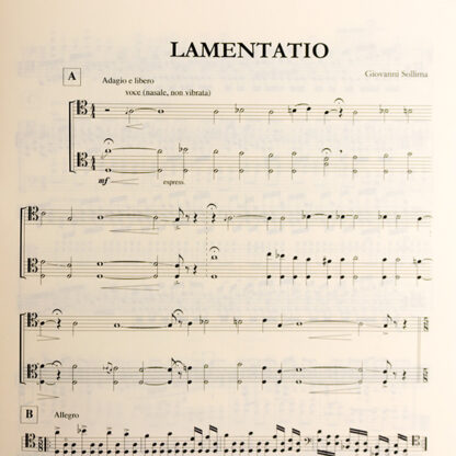 Lamentatio per violoncello solo No.3129 - Giovanni Sollima