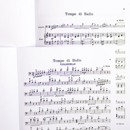 Petit Album de Concert A. Nölck - cello piano