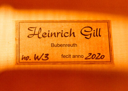 Heinrich Gill W3 - Stradivarius model cello