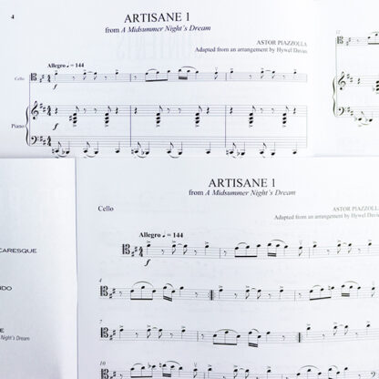 Artisane 1 25 Piazzolla Tangos for cello and piano